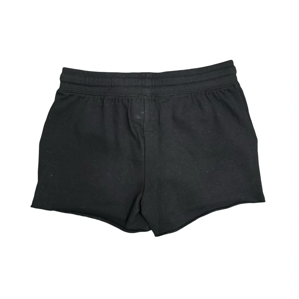 Lace-Up Sweatshorts With Camo Peace Sign Patch